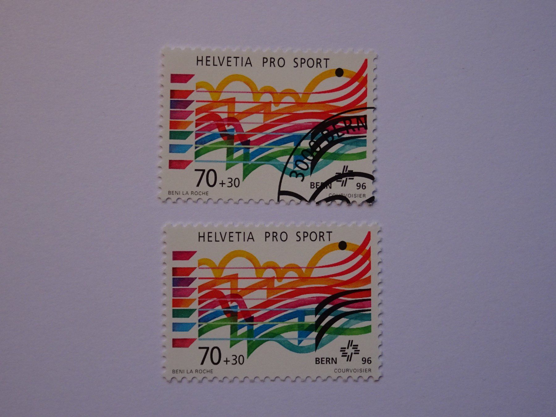 Alle Briefmarken: Pro Sport 1996**und* – Neu (gemäss Beschreibung) aus Aadorf von Chnorli-Furz
