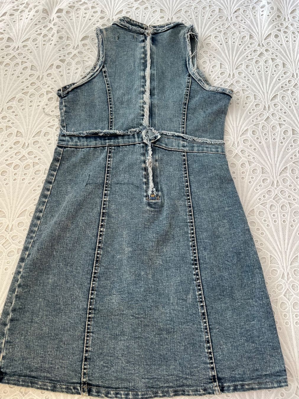 Vestiti & Gonne: Denim Jeans Mädchen Kleid Gr 158/164 – Usato da Frenkendorf venduto da Style365 9