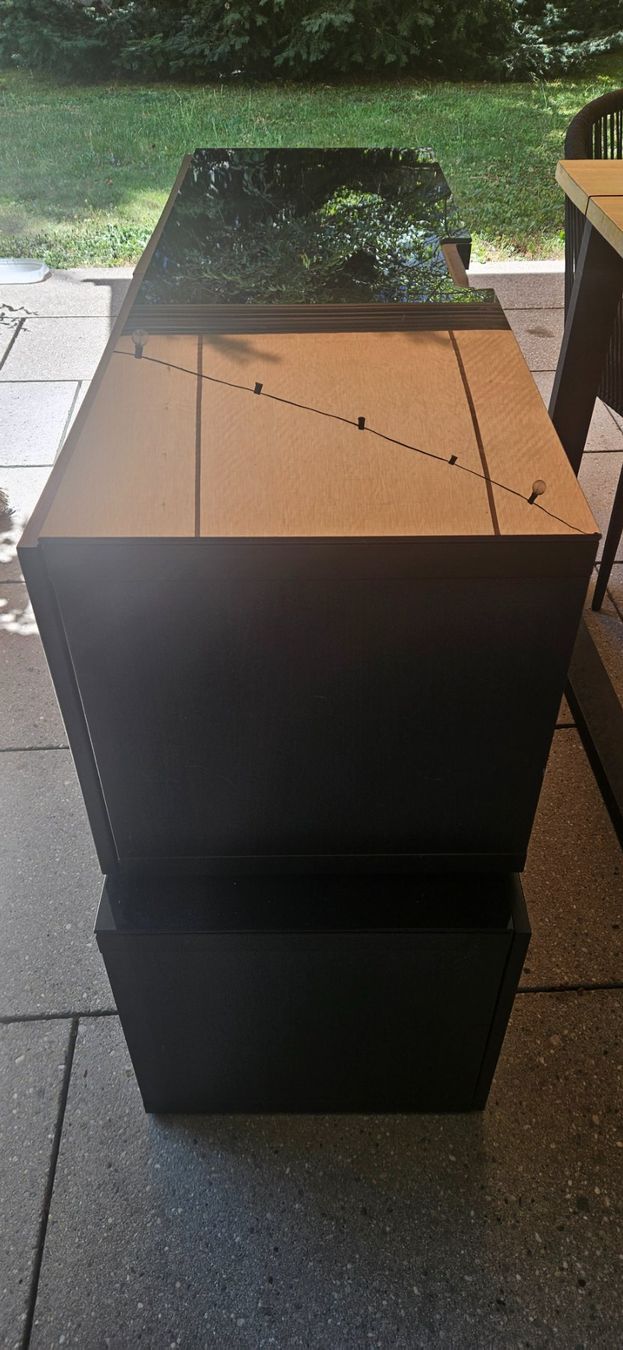 Ikea TV Möbel: Gratis, TV-Möbel mit Glasplatte 120 cm – Gebraucht aus Jona von Taschgr 3
