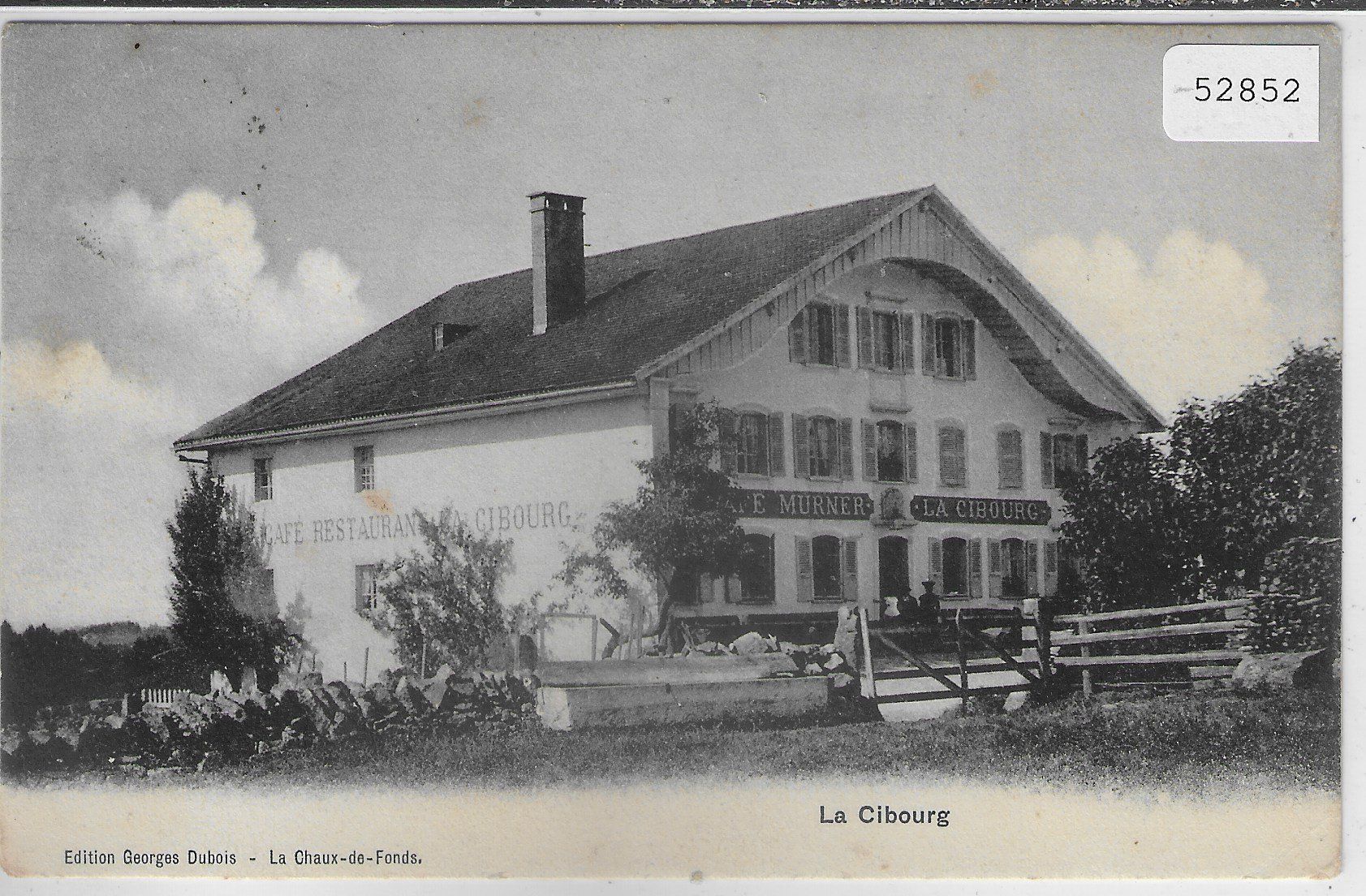 Ansichtskarten: Cafe-Restaurant La Cibourg – Gebraucht aus Ettingen von Kartenplanet