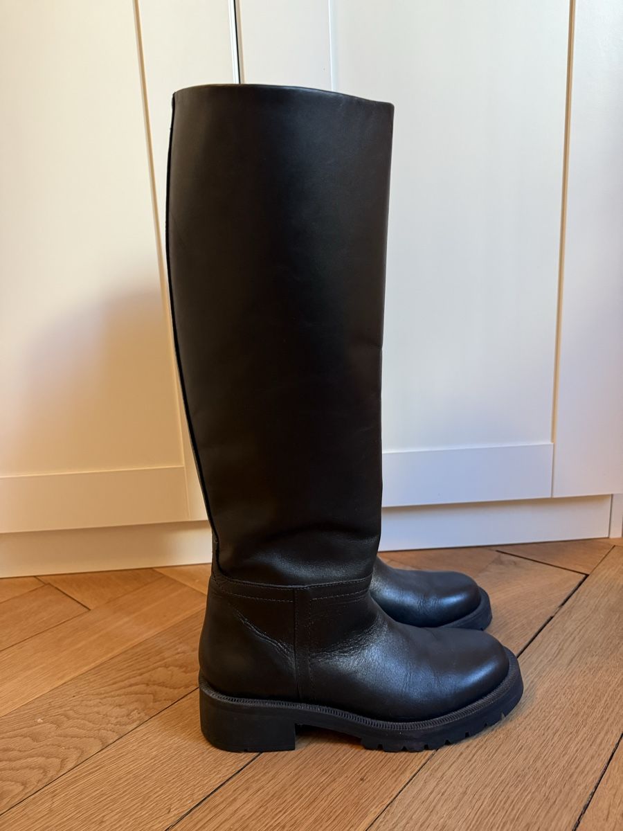 Scarpe da donna: Zara Lederstiefel, Gr. 37, NEU – Nuovo (secondo la descrizione) da Zürich venduto da MCM11 1