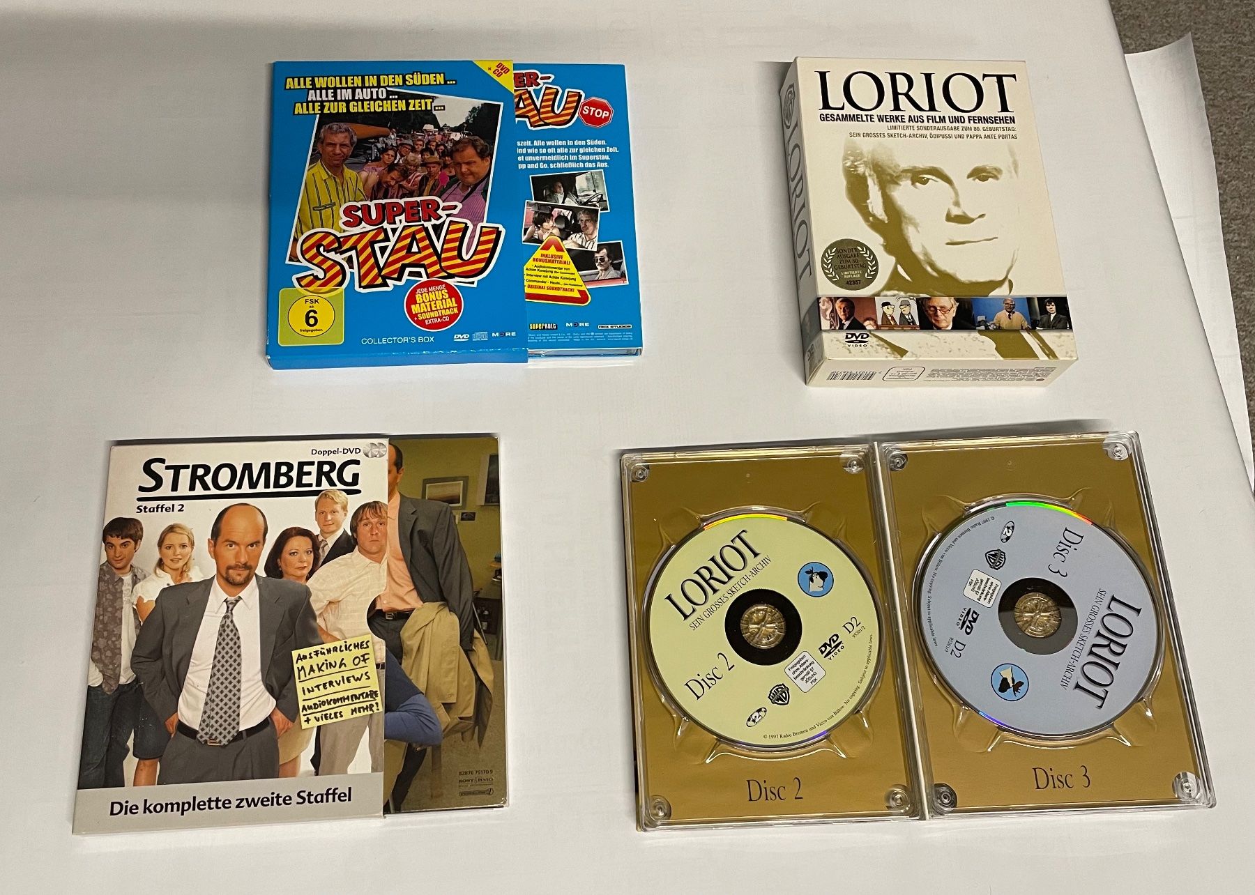 Tous les DVDs: Deutsche Comedy, Loriot, 2 DVD-Boxen – D'occasion à Löhningen par Hitman77