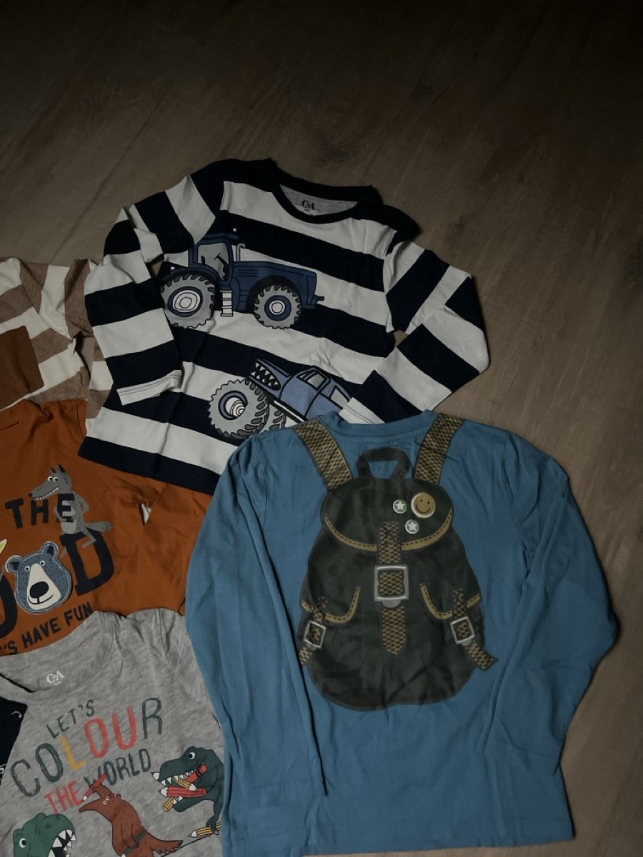 Camicie, T-shirt & Polo: T-Shirt with long sleeves 122 – Nuovo (secondo la descrizione) da Bachenbülach venduto da Dana_Ondrasik 2