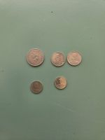 Brunei Cent 5 Stück 1 x 20 Cent ,2 x 10 Cent, 2 x 5 Cent