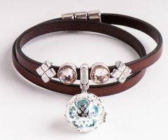 Kristallarmband - Engelsrufer himmelblau