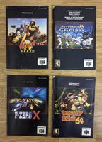 N64 Spielanleitungen Blast Corps, JetForce, F-Zero X, DK64