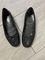 Ara Echt Leder Damen Ballerinas Schwarz Gr. 38 Neu
