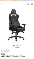 ASUS ROG Chariot X Core Gaming-Stuhl (inkl. Gummirollen)