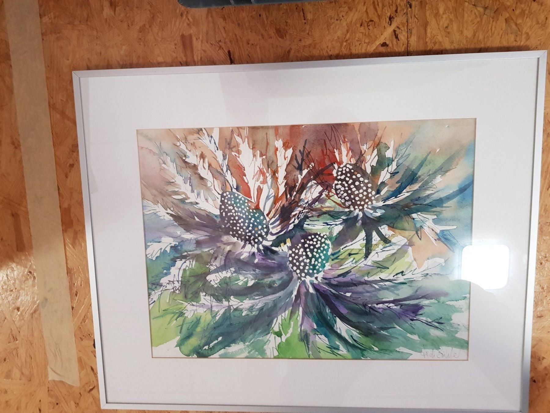 Foto & Immagini: Bild Gemälde Aquarell Heidi Bühler volle Farben – Usato da Walterswil BE venduto da Lonitti 5