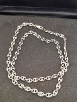 Vintage 925er Silber Unisex Halskette 80er Top