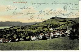 SCHINDELLEGI SZ gel. 1908 mit Militärstempel!