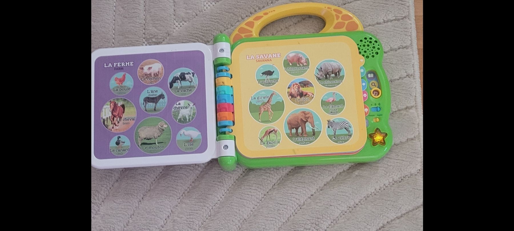Vtech Giocattoli: FRA/ ANG Livre Vtech 100 animaux/tactile/touchscreen+piles – Nuovo (secondo la descrizione) da Vevey venduto da obi_n8zc 3