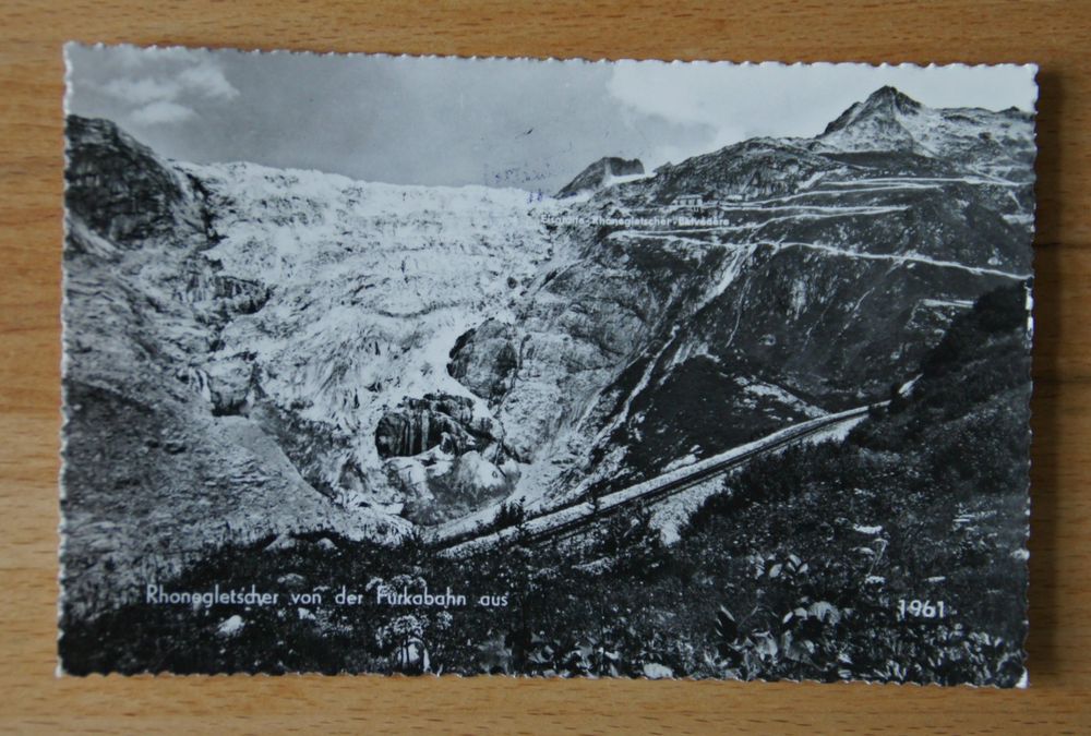 Rhonegletscher Von Der Furkabahn Aus 1958 Kaufen Auf Ricardo