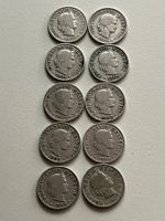 Lot mit 10 Stk. 5 Rp. 1906