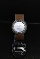 Swatch POP 1998 Armbanduhr Braun Selten Top Zustand