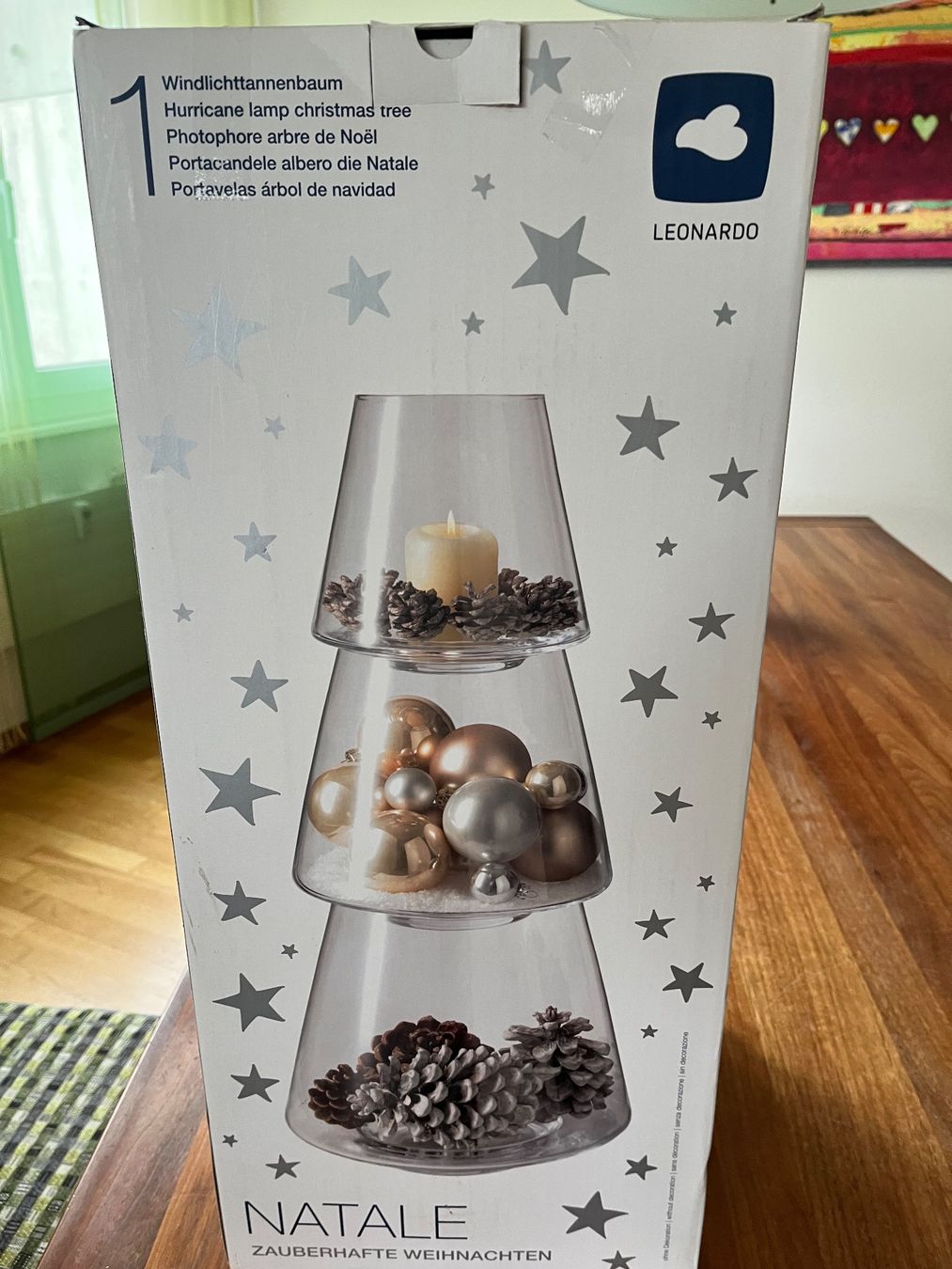 Tutte le decorazioni: Windlichttannenbaum Weihnachten Windlicht neu – Nuovo e nell'imballaggio originale da Bern venduto da Berge06 3