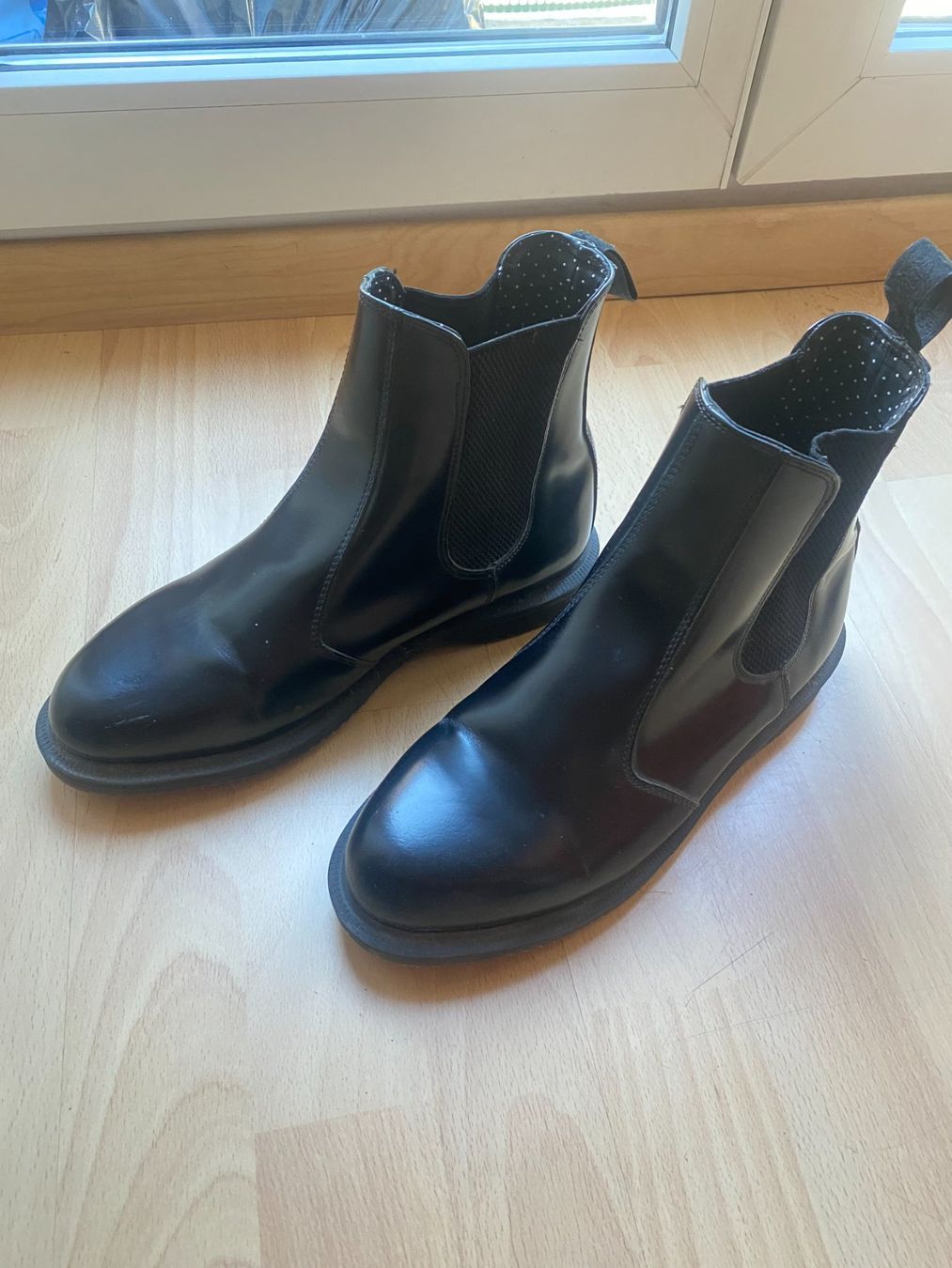 Dr. Martens Scarpe da uomo: Dr. Martens FLORA Chelsea Boots schwarz – Usato da Basel venduto da kooni