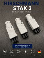 Hirschmann Stecker Stak 3 absolute Neuware Storen