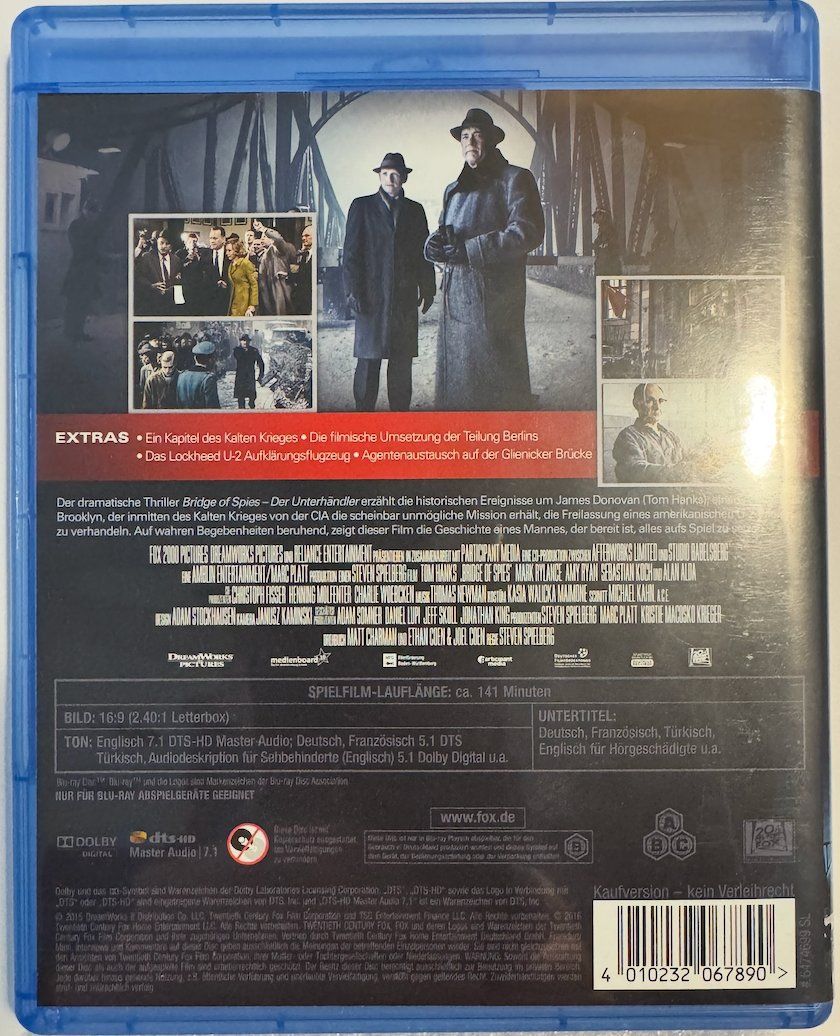 Tutti i DVDs: Blu-ray Disc   DER UNTERHÄNDLER - TOM HANKS – Usato da Wisen venduto da gigisna 1