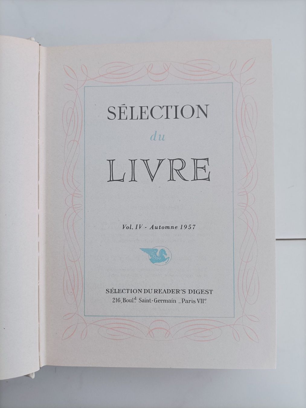 Libri: Sélection du livre 1957 vol IV Automne / Sélection du reader – Usato da crans montana venduto da AB3963 1