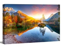 Riesig 🔝 SUPER PREIS 💲 Wandbild 120x80 NEU / See Idylle