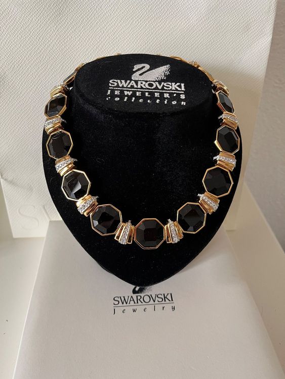 6234 Vintage Swarovski Kristallen Halsketten 36cm