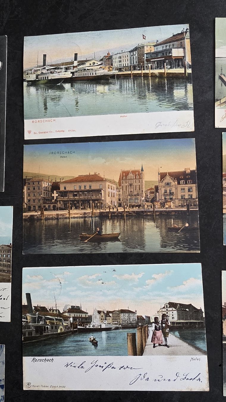 Cartes postales: Rorschach SG , 9 Ansichtskarten gelaufen – D'occasion à Reichenburg par ibiza18 3