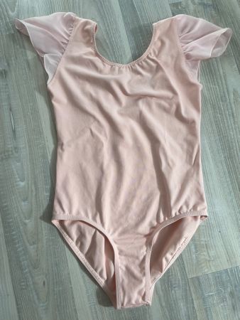 Ballett- Tanzbody kurzarm rosa Gr. 140