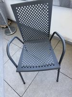 5 Gartenstühle Vermobil Metall anthrazit guter Zustand