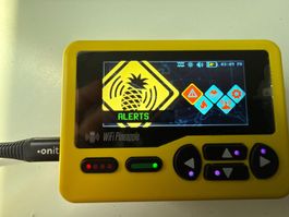 Hak5 Pineapple Pager Yellow + GPS + RJ45 + Mesh Modul + OVP