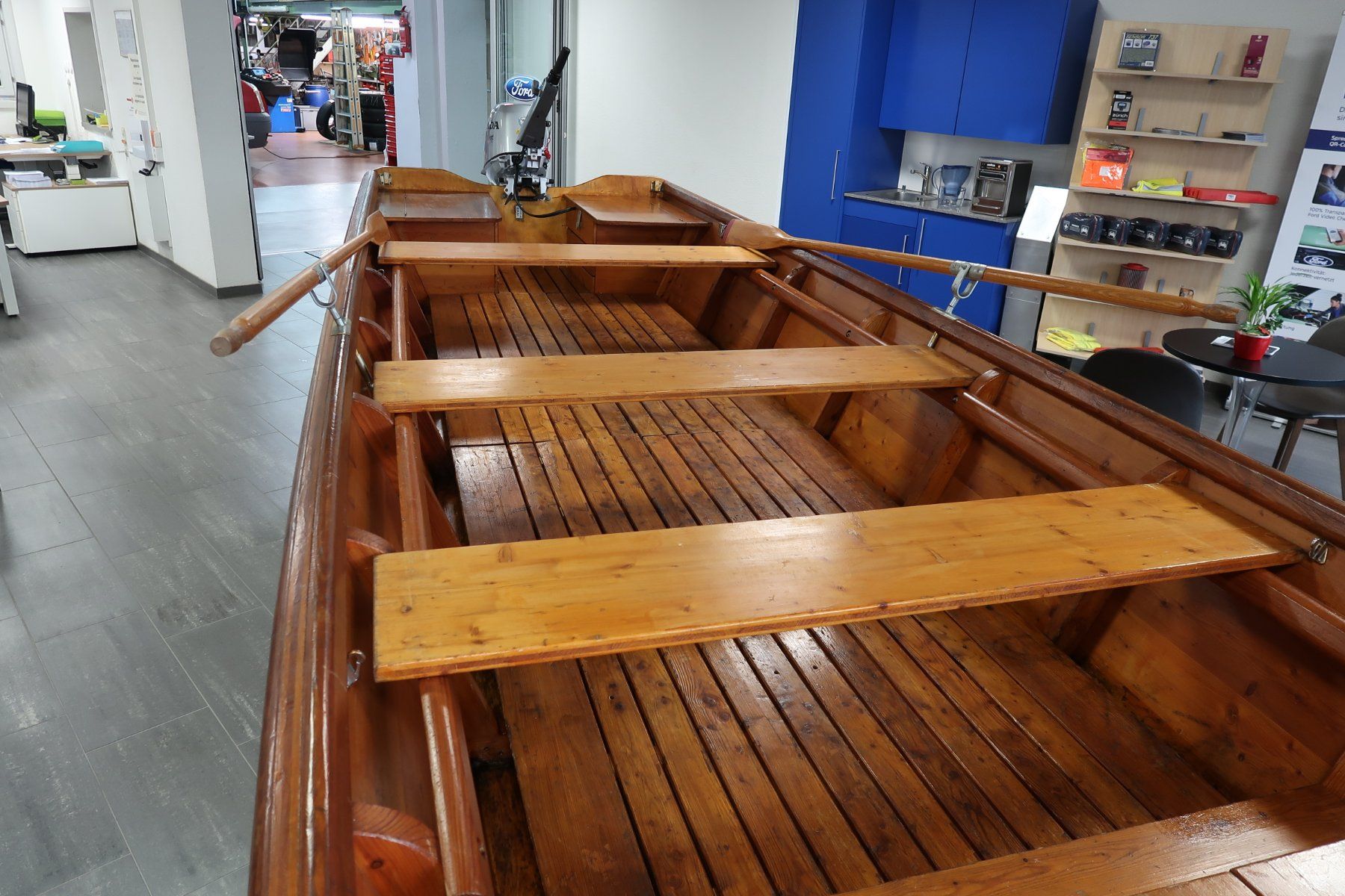 Witti Boote: Witti Holzfährboot mit Honda BF30 – Gebraucht aus Büsingen von garagealtmann 3