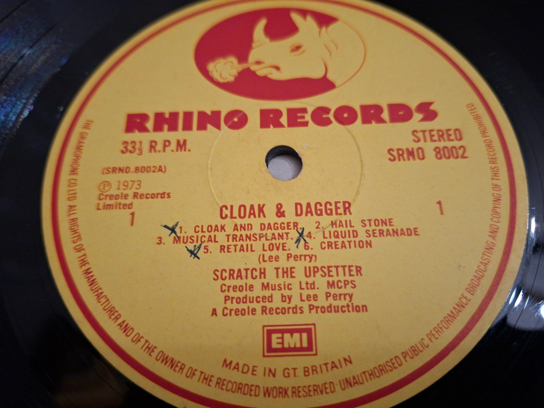 Schallplatten: Rare Reggae LP - Upsetter - Cloak and Dagger – Gebraucht aus Bernex von Wannabehasbeen01 7
