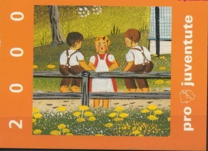 Alle Briefmarken: 2000 Pro Juventute Markenheftchen ET-0 Katwert: 31.00 CHF – Gebraucht aus Remetschwil von Hofiii