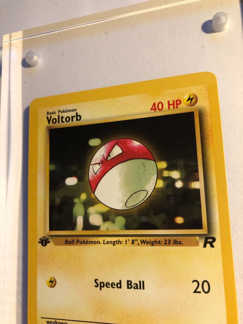 Cartes à collectionner: Voltorb 1st Team Rocket - MINT - ab 1.- – D'occasion à Giubiasco par dan_pr8b 3