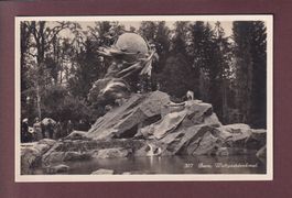 BERN - Weltpostdenkmal - Leute - 1911