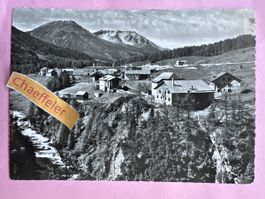 1958 Cinuos-chel ( Ober-Engadin) gegen Piz Mezaun