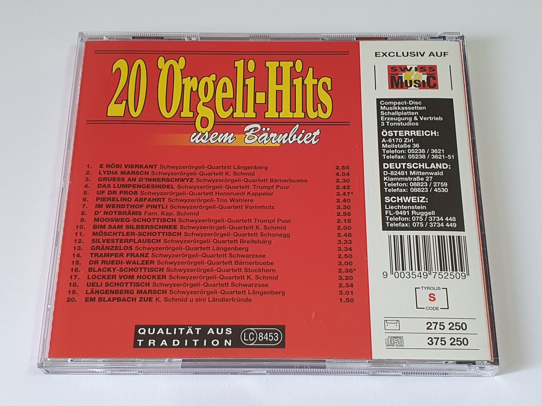 CDs: 20 Örgeli-Hits usem Bärnbiet | CD – Gebraucht aus Dietlikon von Skylab007 2