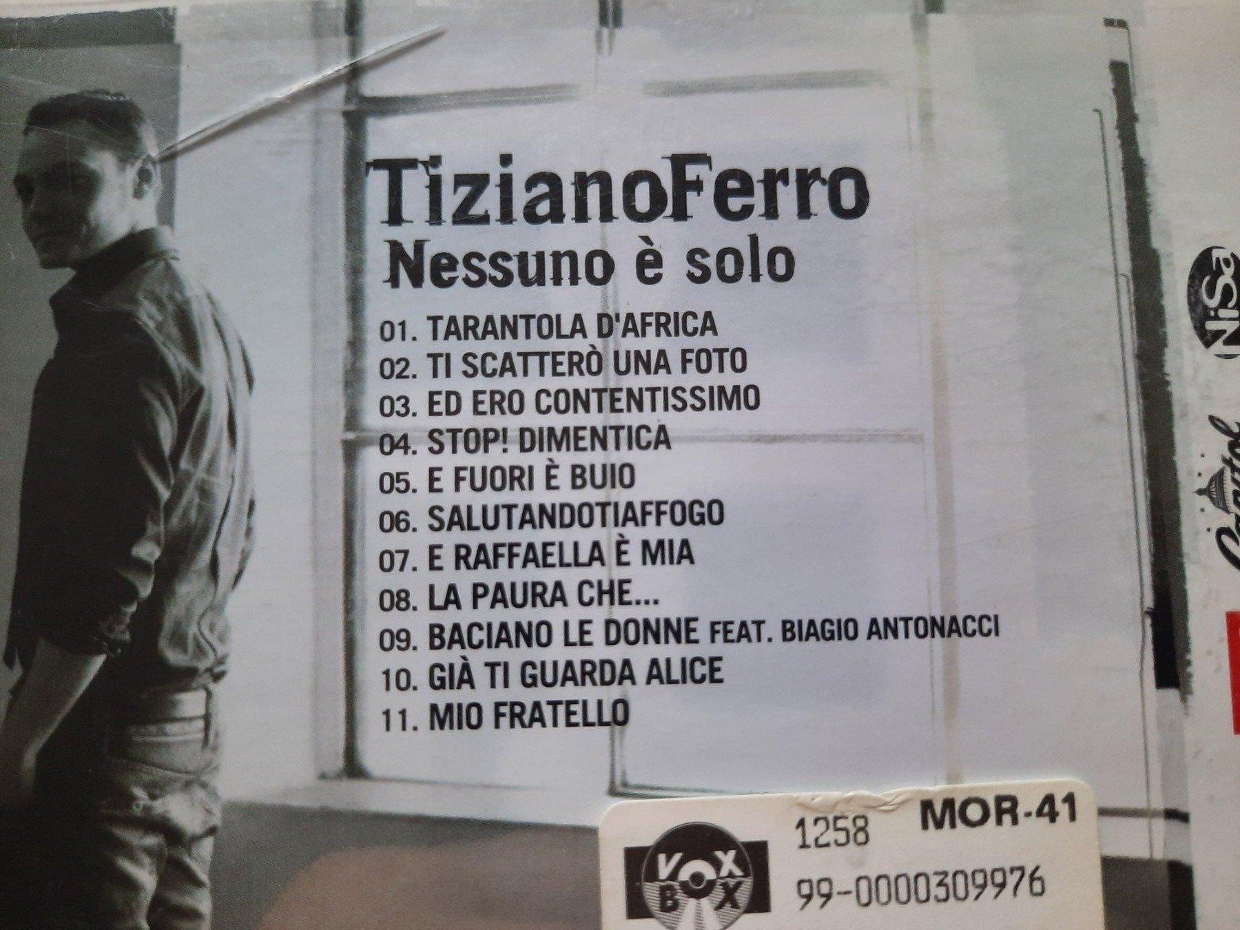 CDs: CD Tiziano Ferro - Nessuno è Solo – Gebraucht aus Pully von bro_n52j 3