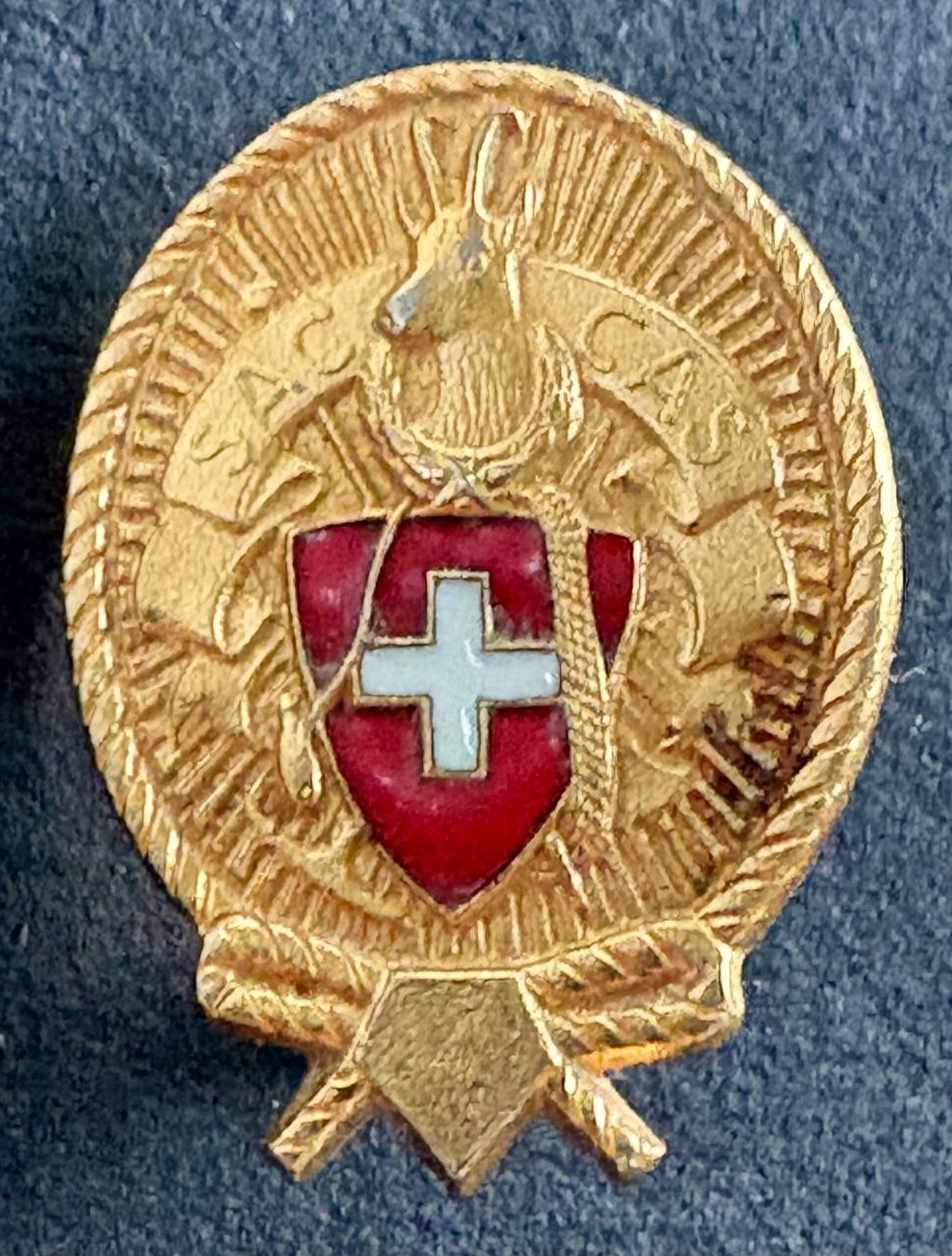 Placchette & Badge: ANSTECKNADEL SAC GOLDFARBIG – Usato da Ostermundigen venduto da Wyatt-Earp