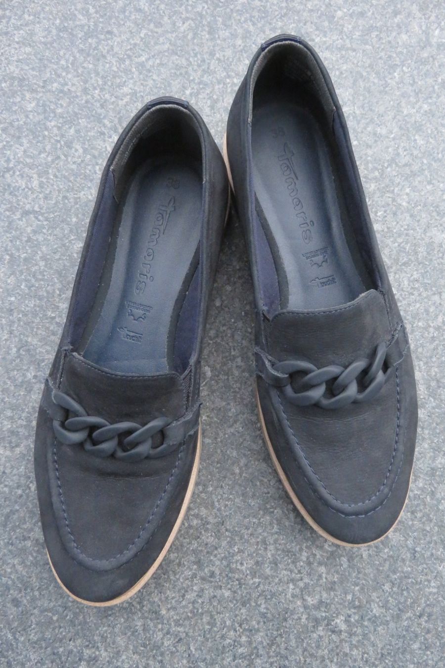 Tamaris Scarpe da donna: Tamaris Echtleder-Mokassins Grösse 38 – Nuovo (secondo la descrizione) da Wil ZH venduto da Tamagy