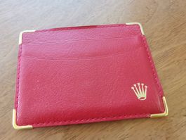 Rolex Kartenetui Leder Vintage  90er Jahre