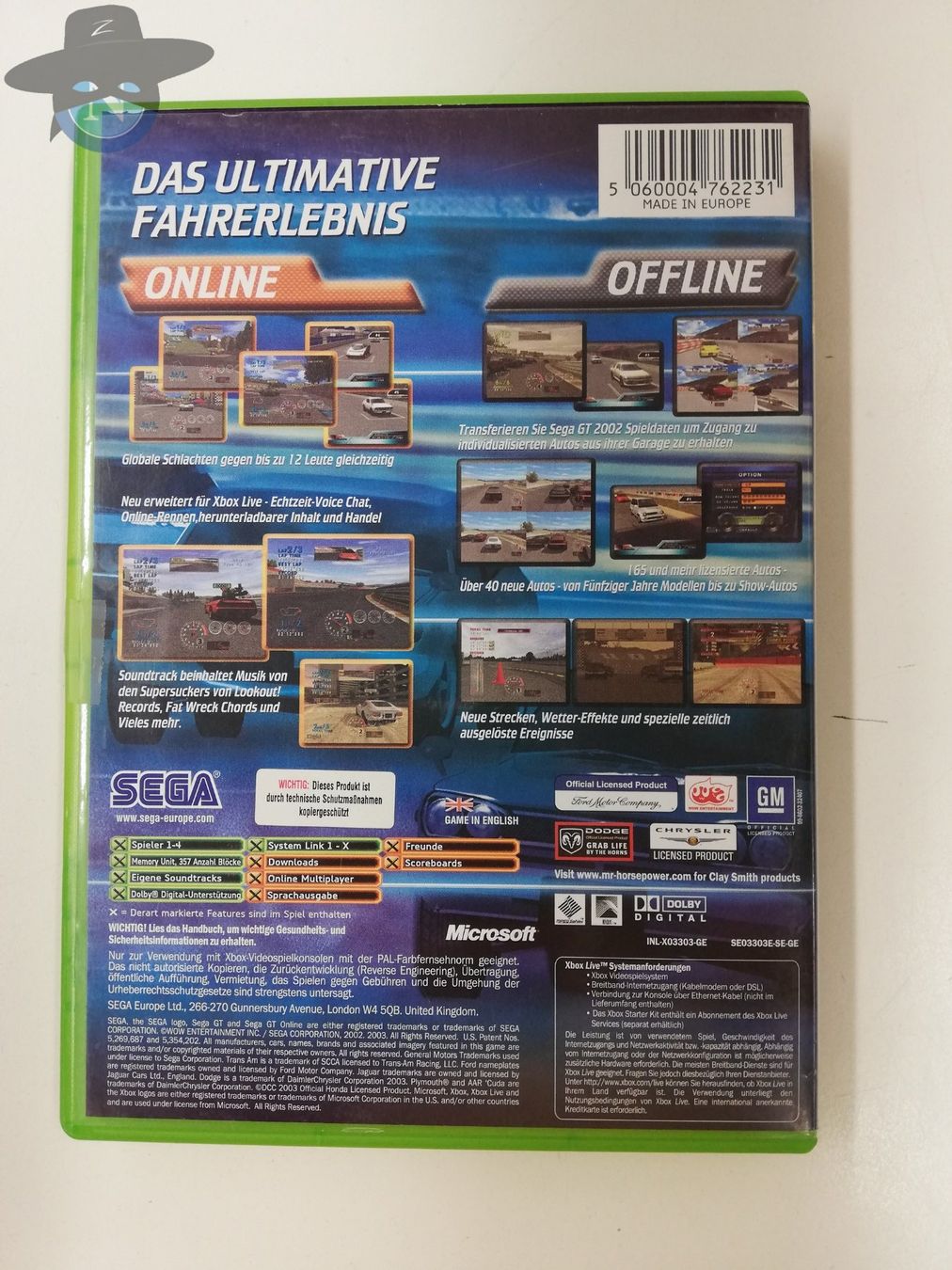 Microsoft Jeux: Sega GT Online / Xbox OG Classic – D'occasion à St. Gallen par zorro_dc 1