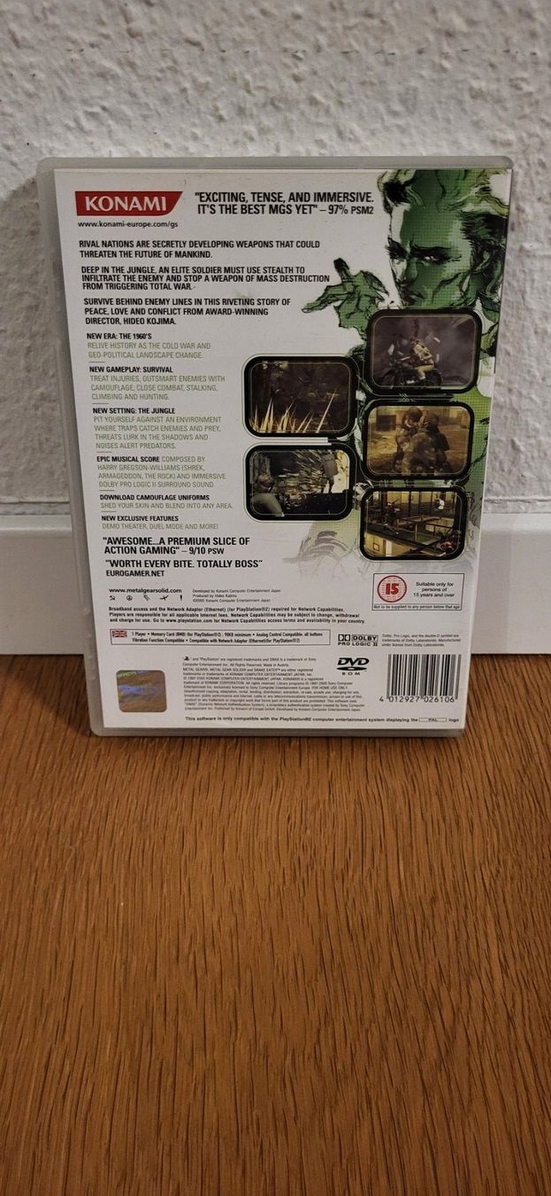 Sony Spiele: PS2 - Metal Gear Solid 3 Snake Eater – Gebraucht aus Münsingen von Heroism2010 1