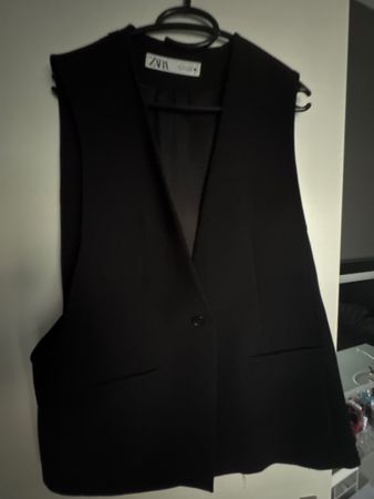 ZARA Weste schwarz Grösse S guter Zustand