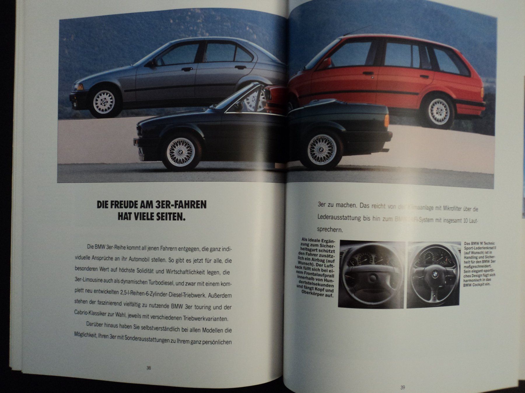BMW Documenti: Prospekt BMW 3er Reihe 1991 – Usato da Schwarzenburg venduto da modelCARama 6