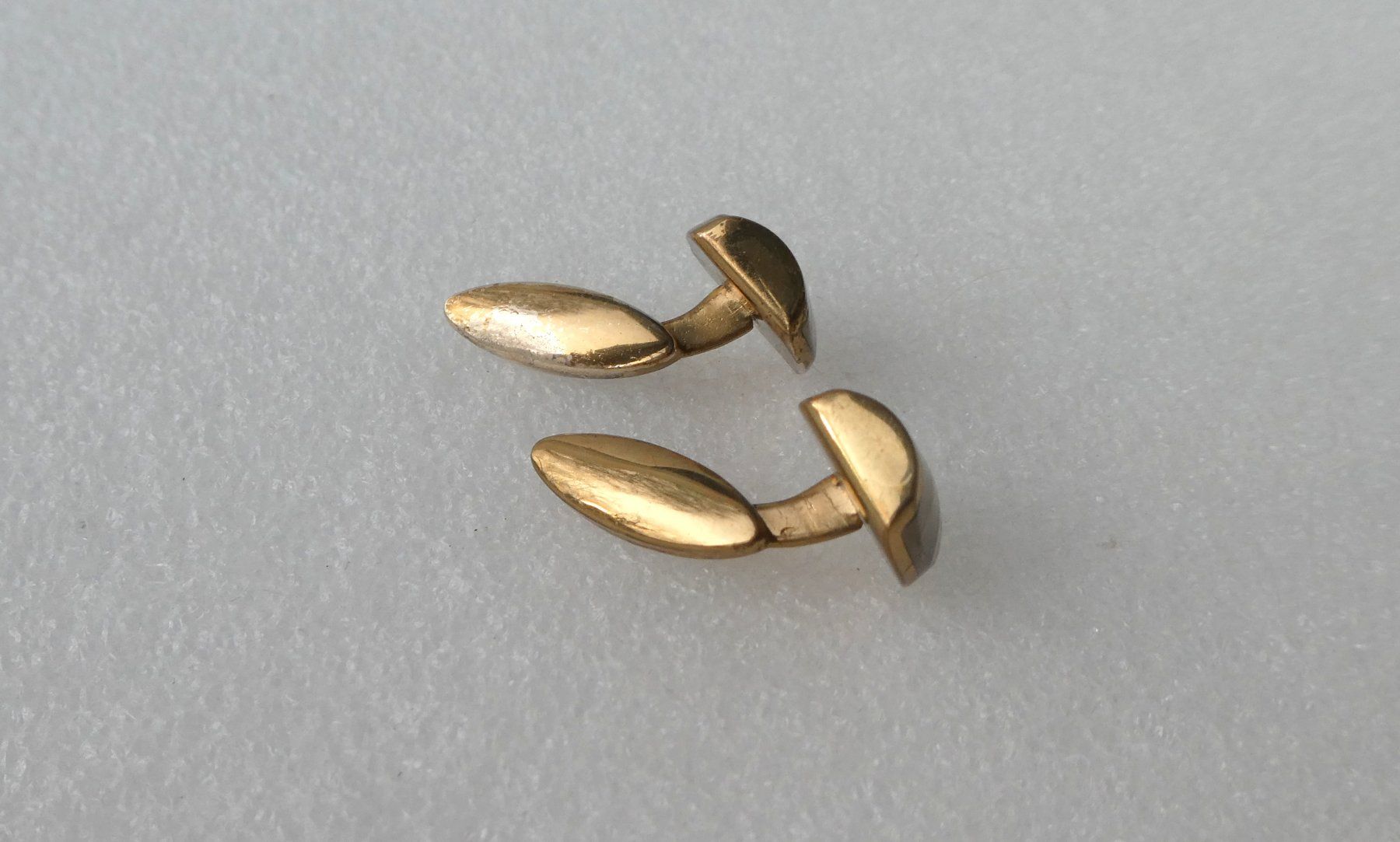 Gemelli: Vintage Manschettenknöpfe, golden – Usato da Frauenfeld venduto da Astra13 5