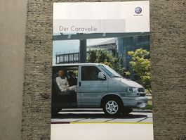 VW Caravelle Verkaufsprospekt 40 Seiten Topzustand Juli 2001