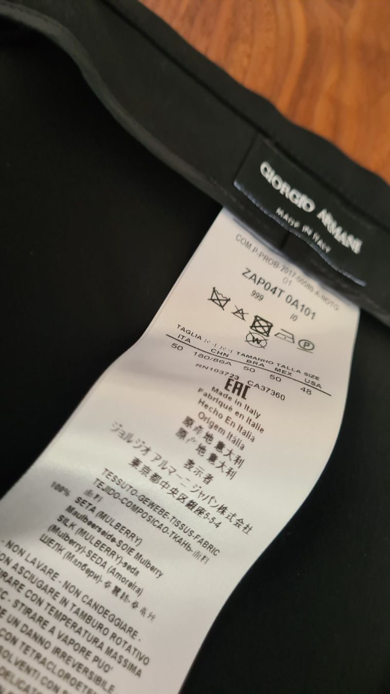 Armani Pantaloni: GIORGIO ARMANI HOSE NERO – Usato da Minusio venduto da Ninfa54 6