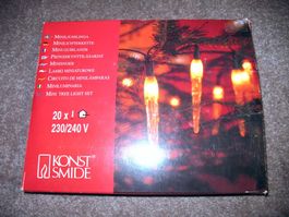 Advent Christbaum Lichterkette LED Eiszapfen KONST SMID