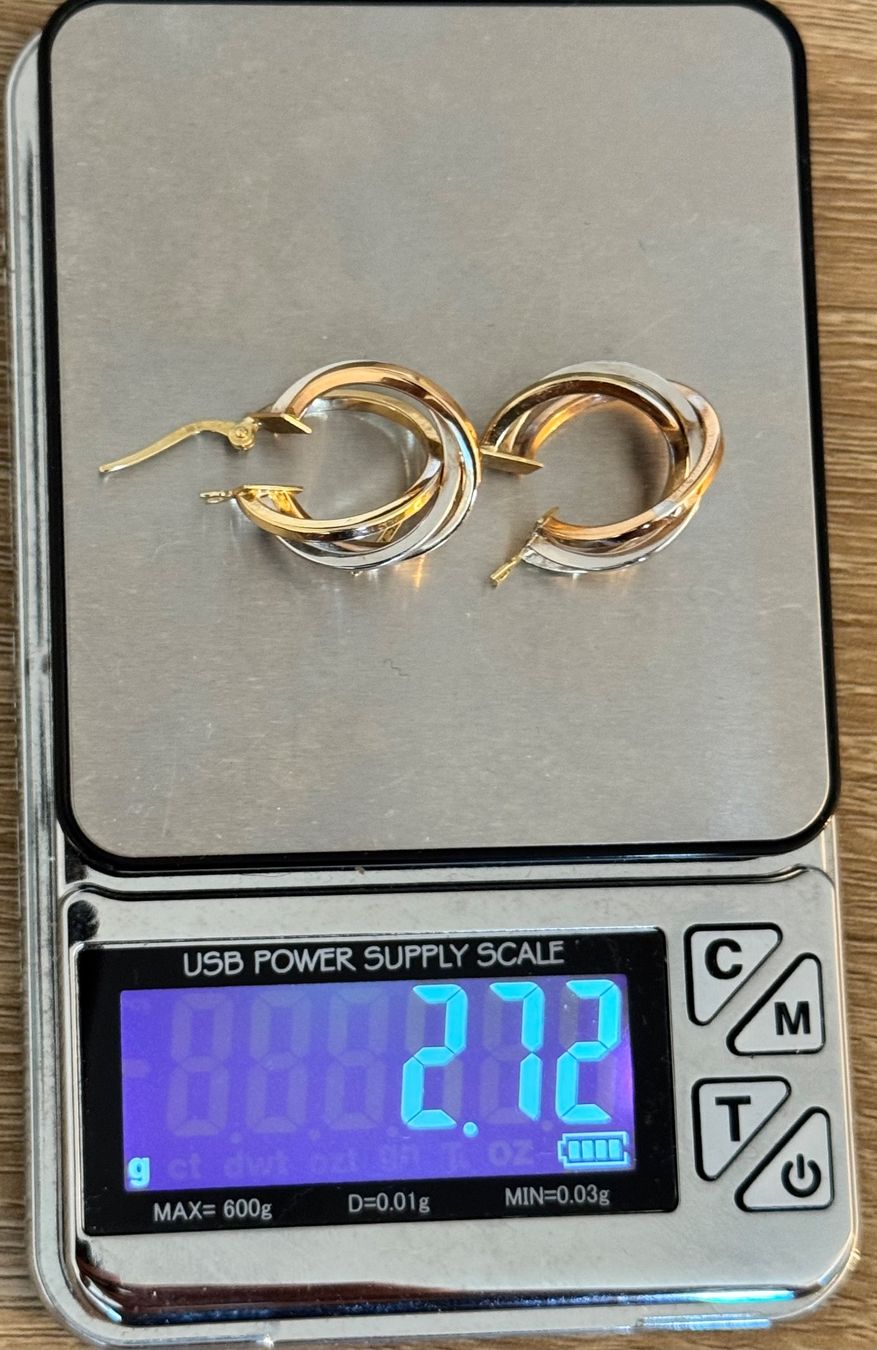 Orecchini pendenti & Orecchini a lobo: E022.479-Ohrring aus echtem 18k Gold – Usato da Belp venduto da Aim333 4